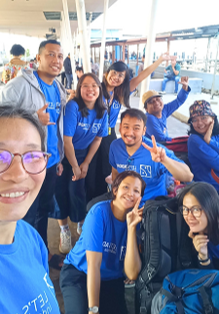 Let's Adopt Indonesia team selfie